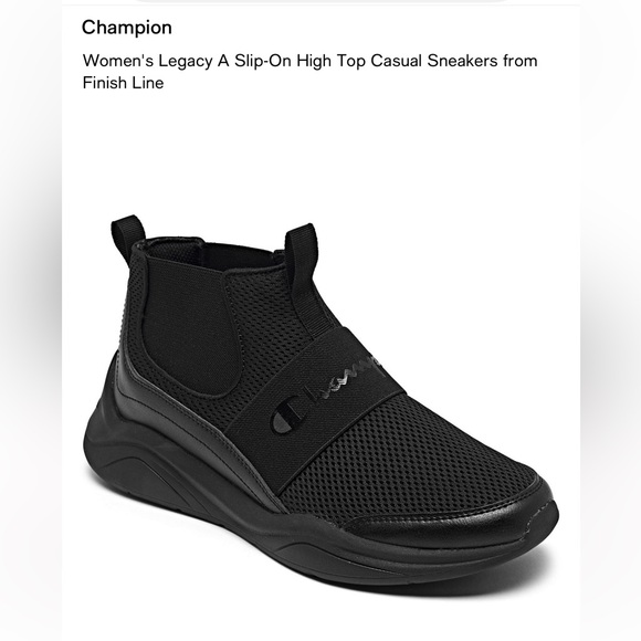 Champion Shoes - Women’s Champion Legacy A Slip On High Top Casual Sneakers size 8